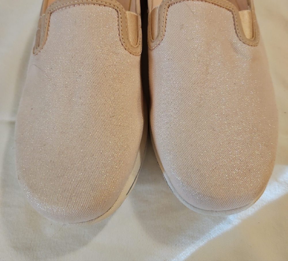Skechers Women's Sparkle Slip-On Sneakers - Light Pink - Picture 3 of 5